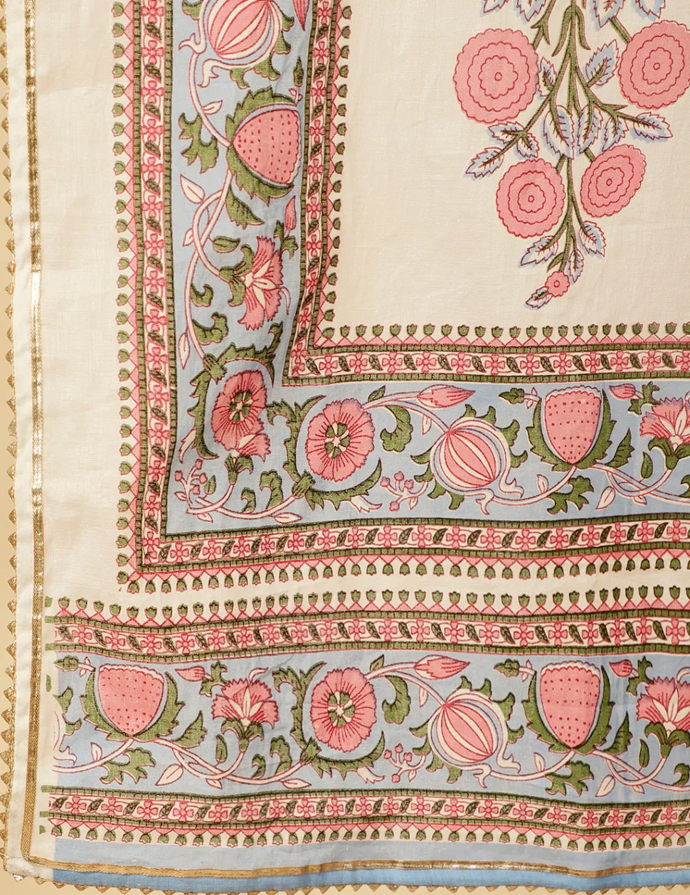 blue_ethnic_print_anarkali_kurta_with_pants_and_dupatta_7.webp Jaipur Kurti Ethnic Print Anarkali Kurta With Pants And Dupatta