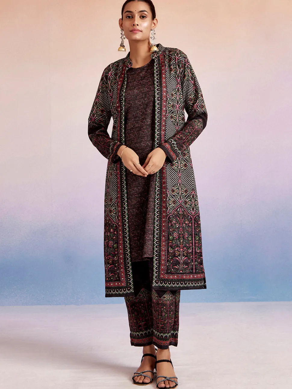 grey_woolen_ethnic_printed_coord_set_2.webp Jaipur Kurti Woolen Ethnic Printed Co-ord Set