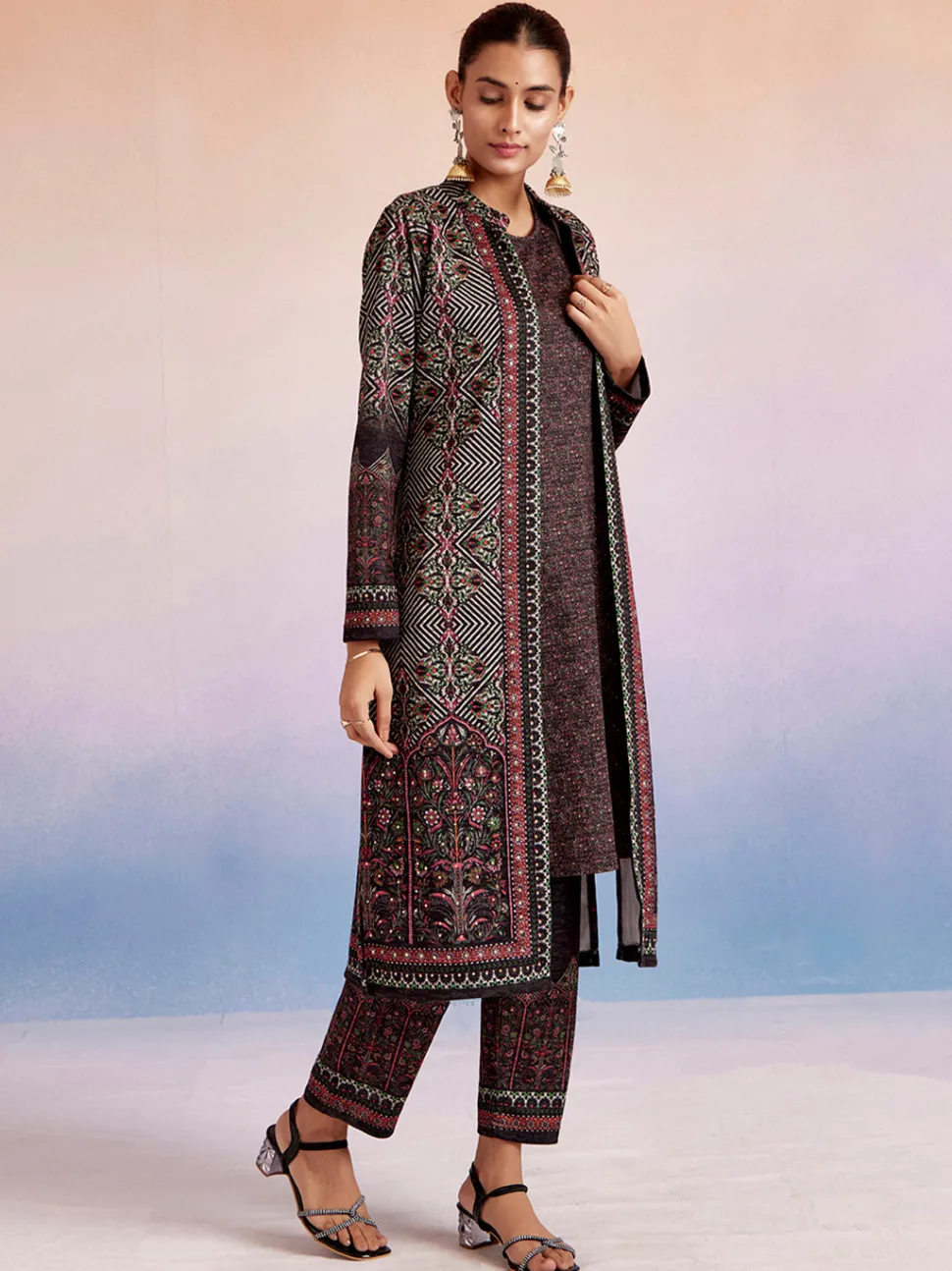grey_woolen_ethnic_printed_coord_set_3.webp Jaipur Kurti Woolen Ethnic Printed Co-ord Set