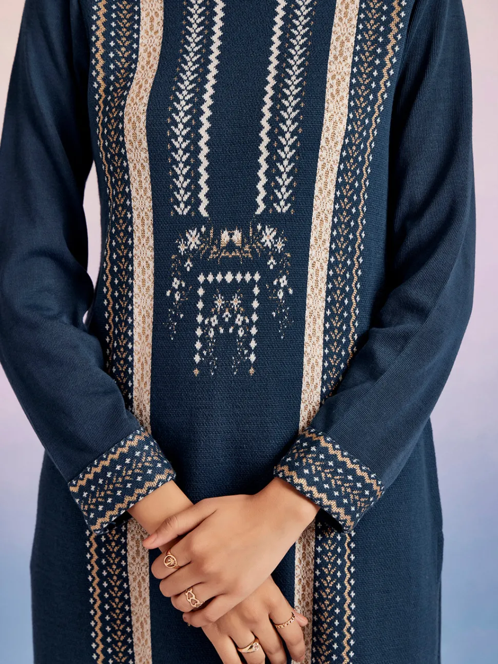 jacquard_straight_woolen_kurta_4.webp Jaipur Kurti Jacquard Straight Woolen Kurta