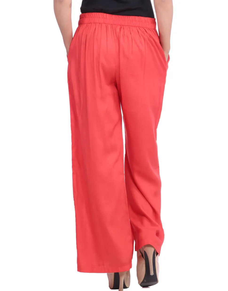 orange_solid_rayon_palazzo_2.webp Jaipur Kurti Orange Solid Rayon Palazzo