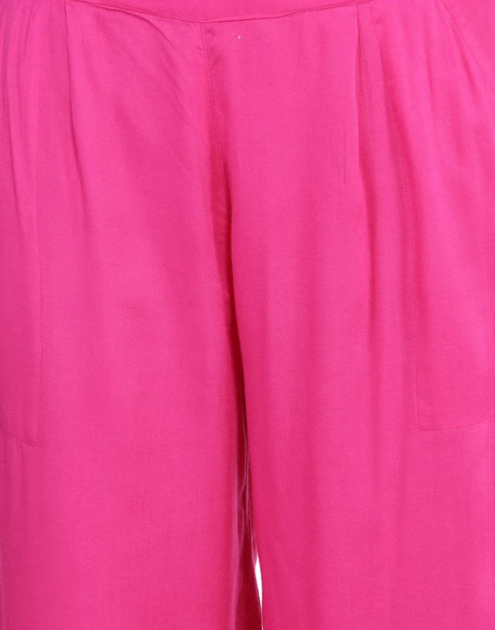 Jaipur Kurti Rani Solid Rayon Palazzo