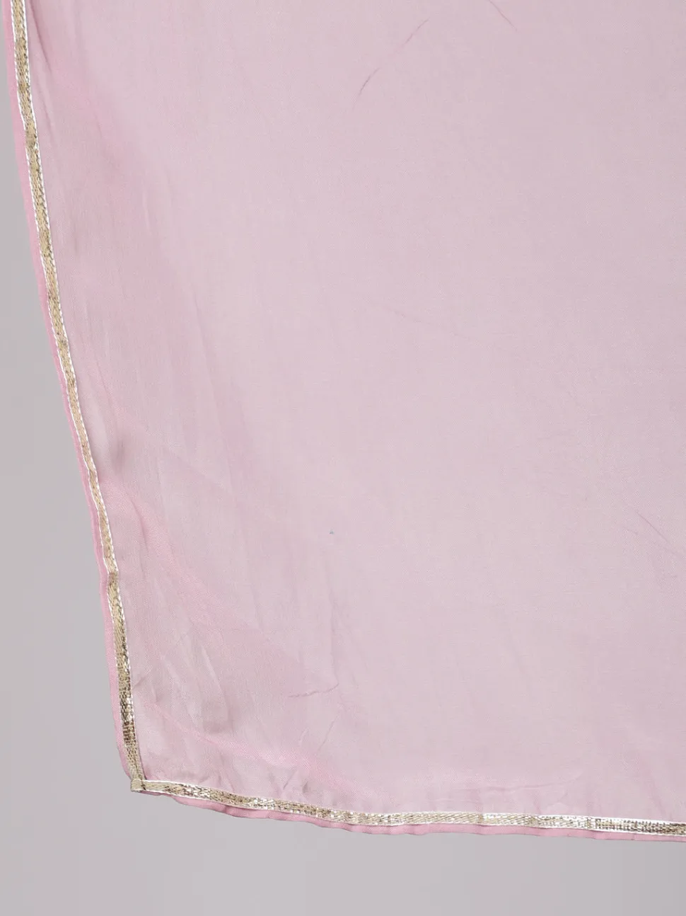 Jaipur Kurti Silk Printed Kurta With Sharara AndOmbre Organza Dupatta