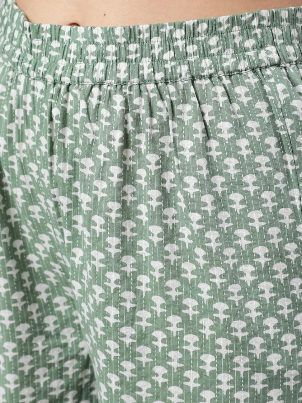 women_green_woven_straight_ethnic_printed_embroidered_kurta_with_printed_palazzo__solid_dupatta_with_print_and_lace_taping_6.webp Jaipur Kurti Women Green Woven Straight Ethnic Printed Embroidered Kurta With Printed Palazzo & Solid Dupatta With Print And Lace Taping