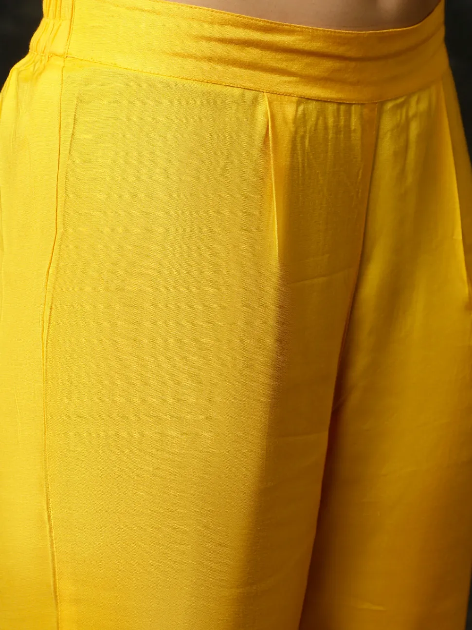 Jaipur Kurti Floral Printed Mirror Work Anarkali Kurta With Pants And Dupatta